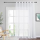 PONY DANCE Cortinas Impermeable Pergola Exterior Grandes de Porche,254x213cm(Ancho x Alto)