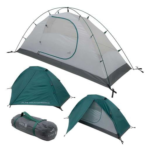 ALPS Mountaineering Lynx 1-Person Tent – Lightweight, Easy Setup, Waterproof, Freestanding Backpacking Tent with Durable Aluminum Poles and Ample Ventilation