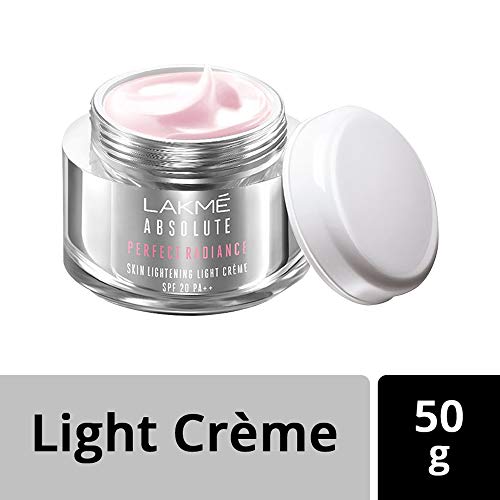 Image of Lakme Absolute Perfect Radiance Cream Skin lightening /Brightening Night Creme, 50g and Absolute Perfect Radiance Skin Brightening Day Creme, Light, 50g