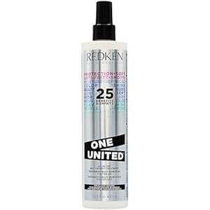 Redken | Multi-Benefit-Treatment, Feuchtigkeitsspendendes Pflege-Spray für alle Haartypen, Hitzeschutz & Anti-Haarbruch, One United