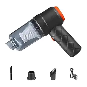 MEZON Cordless Mini Car Vacuum Cleaner Rechargeable Desk Vacuum Cleaner 65000 R Handheld Vacuum Cleaner for Car/Pet/Keyboard/Computer/Desk/Drawer Cleaning