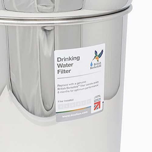 British Berkefeld® Gravity Water Filter With Four 7" Super Sterasyl™ Ceramic Water Filter Elements #TOP1