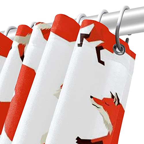 Rideau de douche imperméable renards grand format 183x183cm coloré - 6