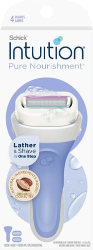 Schick Intuition Pure Nourishment Womens Razor with Coconut Milk and Almond Oil