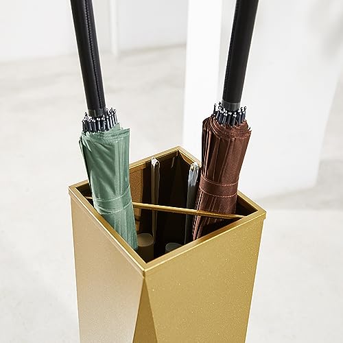 Porte-parapluies élégant en métal pour intérieur chic