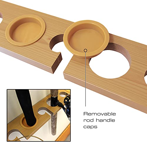 Rush Creek Creations 11 Fishing Rod Storage Rack And Wall Or Ceiling Rod Holder #TOP2