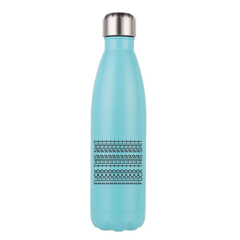 Hidden Message – “F*ck This Shit” Optical Illusion Design, Stainless Steel Bottle. (Mint Green)