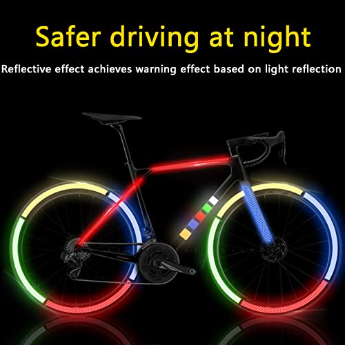 反射テープ 0.4インチ x 26.2フィート 安全警告テープ 反射板 安全テープ 車両 車 トレーラー バイク ヘルメット用 ブラ