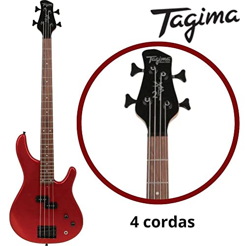 CONTRABAIXO ELETRICO TAGIMA CLASSIC XB-21 4 CORDAS DEEP ORANGE