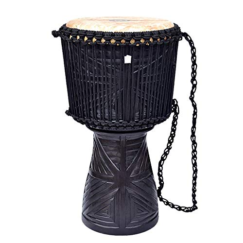 Djembes HandCarved Bongo Congo Djembe Drum 9.5 x 20 Mahogany Goatskin Drumhead for Children