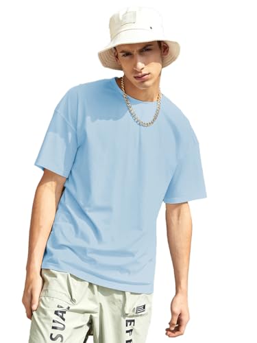 Image of KOTTY Men's Cotton Blend Regular Fit T-Shirt|Casual Wear|Lightweight Breathable