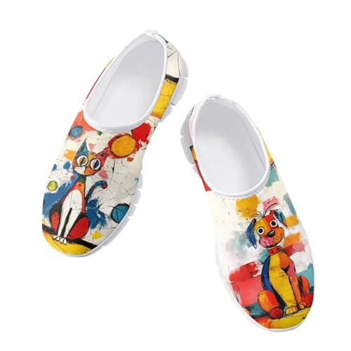 Image of Jeiento Cute Dog Women's Casual Slip On Shoes Loafers Sneakers for Women