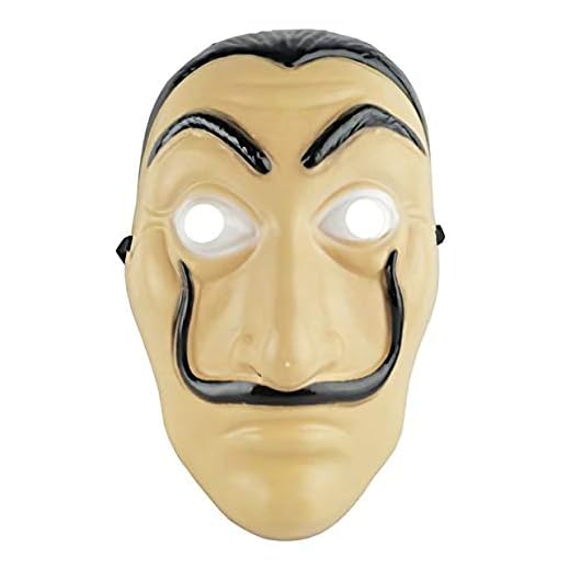 Máscara Ladrón Casa de Papel para Hombre Niño Talla única (52085)