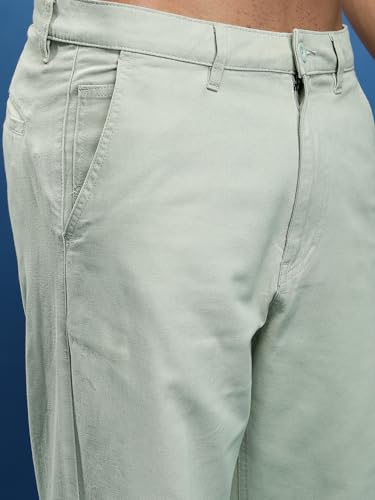 Image of Highlander Men's Ankle-Length Straight Fit Trousers | Modern Style & Comfort | Perfect for Casual & Formal Wear | Trouser for Men | Men Trousers | Trousers for Man | Pants for Man