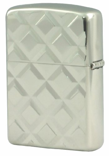 ZIPPO(ジッポー) ライター アーマー ダイヤモンドカット 両面彫刻 シルバー 16DC-4