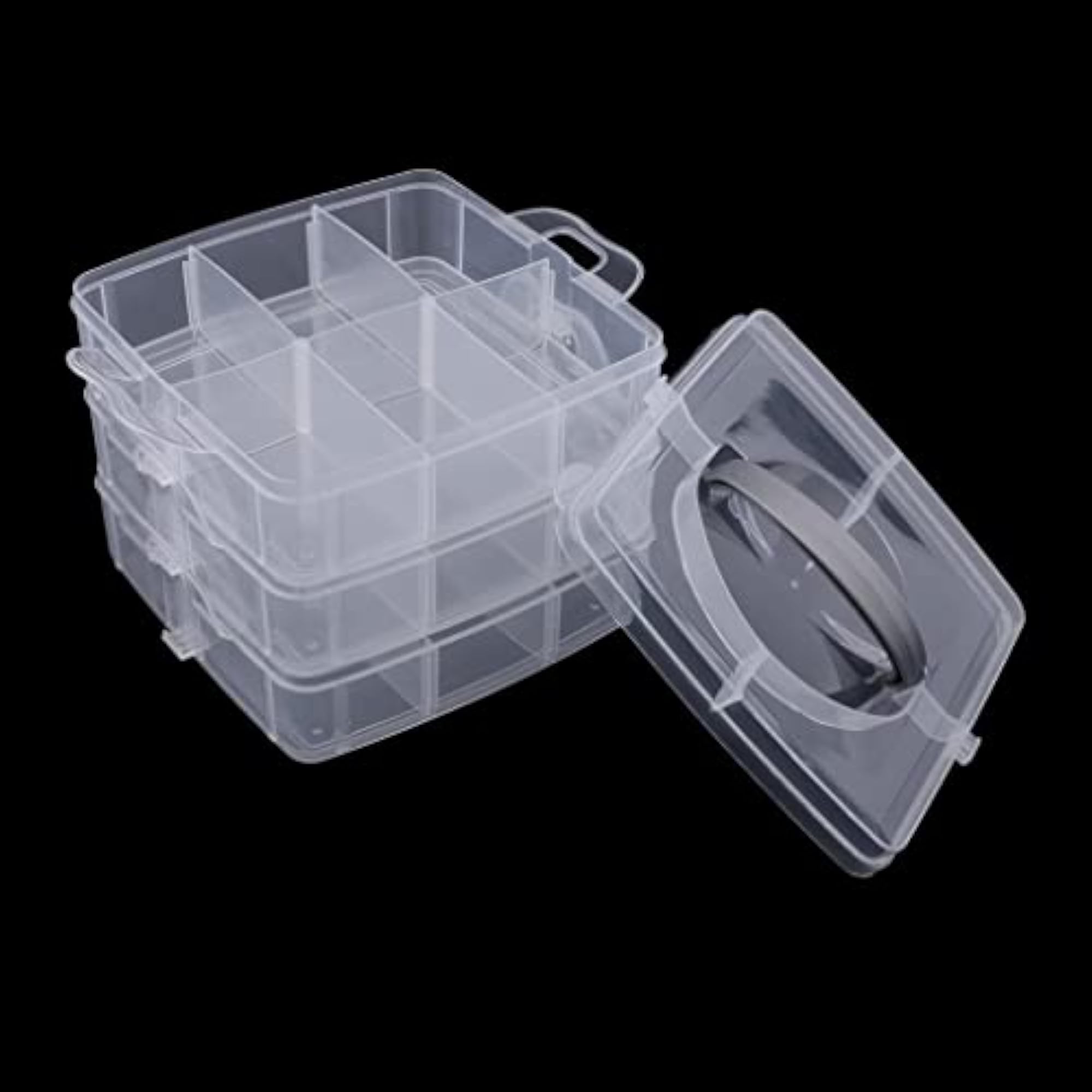 Multi-Purpose Craft Storage Box for Beads and Organizing