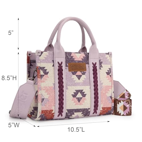 Image of Wrangler Purse Western Aztec Tote Bag Women Top Handle Handbags with Detachable Strap | Western