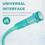 DWCHECK 3 Pack Oxygen Tubing,25Ft Green Crush Resistant Oxygen Supply Tubing,Non Kinking Durable Oxygen Tubes,Universal Interface,Individually Packaged - Image 3