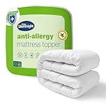 Silentnight Anti-Allergy Small Double Mattress Topper - Thick Deep Mattress Pad Protecting Against Allergies and Dust Mites - Hypoallergenic and Machine Washable - Small Double Bed