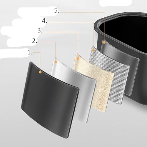 1.5L Pennello di Riso con Doppio Vaso Interno, temporizzatore 12H e Tenere Caldo, Rivestimento Non-Stick, Touch Control, Multi-Function per Uso familiare