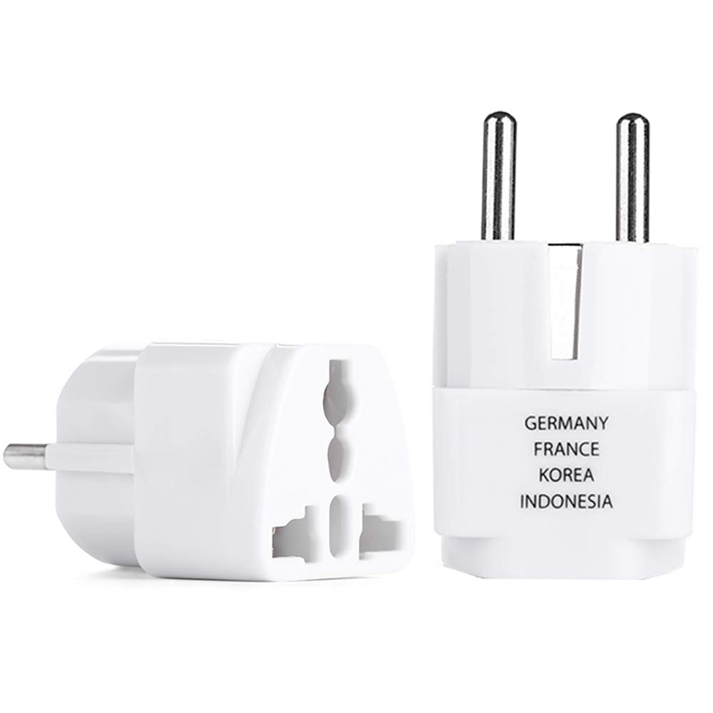 DECORTÉ AQ TRAVELEXCLUSIVE Amazon.com: [2 Pack] BESTTEN Travel Adapter Plug for Europe
