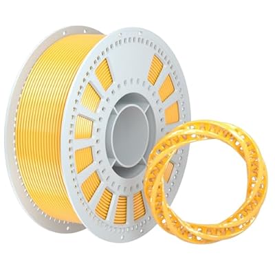 NevsBye Silk PLA 3D Printer Filament, Gold PLA Filament 1.75mm, 1kg (2.2lbs)...