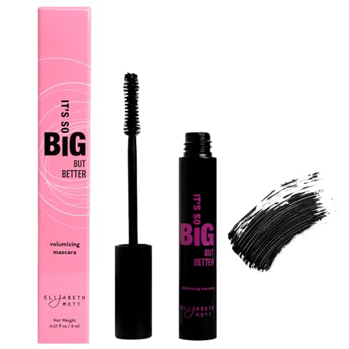 Elizabeth Mott S1 Black Volumizing Smudge-Proof Mascara-Cruelty Free Lengthening Fiber Mascara cover