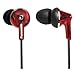 Produktbild Panasonic RP-HJE190 In-Ear-Kopfhörer (In-Ear-Kopfhörer, 6-24000 Hz, 200 mW, 98 dB, 16 Ohm) Rot