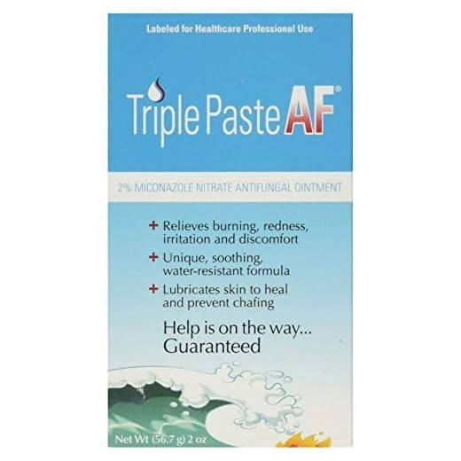 Triple Paste AF Antifungal Nitrate Medicated Ointment 2 oz (Pack of 2)