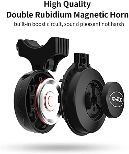 Miniatura 3 de Bocina de bicicleta electrónica de 120 db para ciclismo, cuerno de bicicleta eléctrica, 4 modos de sonido con batería recargable, impermeable,