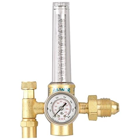 Radnor Model HRF-1425-580 Victor Style Single Stage Argon and Argon and Carbon Dioxide Mix Flowmeter Regulator, CGA-580 Cover