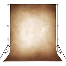 Abstract Latte Brown Professional Photography Backdrop for Adult Portrait Photo Props Booth Background Photoshoot Studio with Thick Ployester Fabric Roller Pocket on Top 5x7 ft