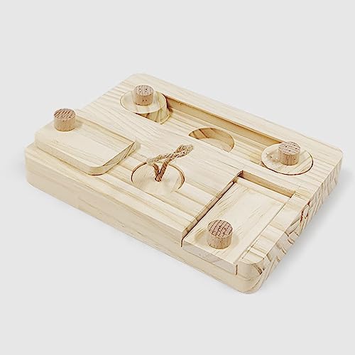Brinquedos de forrageamento para hamsters 6 em 1, porquinho-da-índia, brinquedo de enriquecimento in