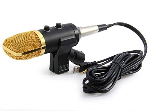 eWINNER USB Condenser Microphone with Stand for Radio Braodcasting Chatting Singing Skype Recording