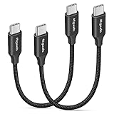USB C ケーブル【0.15m 2本】etguuds タイプc ケーブル 短い 15cm pd対応 60W急速充電 Galaxy S25 S24 S23 Ultra S23、XiaomiPOCO F7、Pixel 8a/9a、Macbook Pro、iPad ProなどUSB-C機器対応