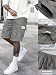Hidkat Leichte Cargoshorts für Herren mit Kordelzug–Atmungsaktive,Beq... Freizeitshorts für Outdoor-Aktivitäten
