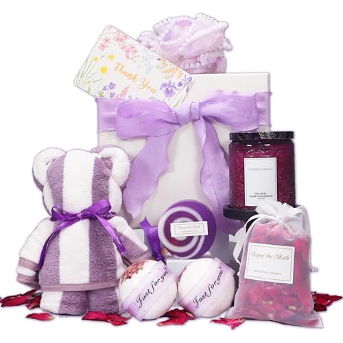 Regalos de agradecimiento morados con 50% de descuento