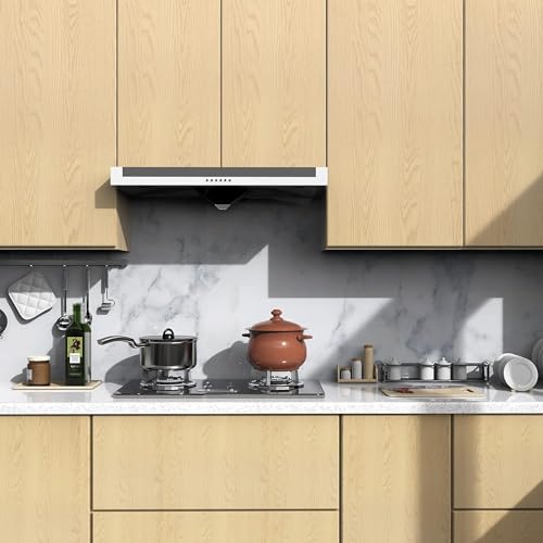 Image of SUNBIRD Matte Marble Wall Paper Granite White /Grey Kitchen Countertop Cabinet Furniture Refurbishment Thick Removable Wallpaper Peel and Stick Vinyl Roll (2 Feet x 4 Feet, Koa Brown)