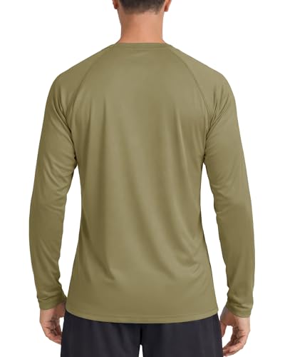 Image of Boladeci Men's UPF 50+ Sun Protection UV SPF Shirts Long Sleeve Lightweight Quick Dry Swim T-Shirts Rash Guard