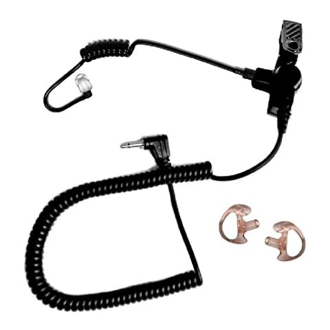 Tactical Ear Gadgets EP1089SC Fox 3.5mm Listen Only Earpiece with Black Acoustic Tube Cover