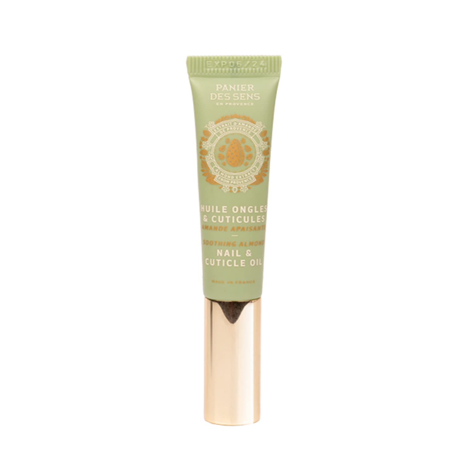 Olio Trattamento Unghie e Cuticole Mandorla Lenitiva - Nutriente Riparatore per Unghie Fragili e Cuticole Secche - Cura Mani Naturale - Panier des Sens