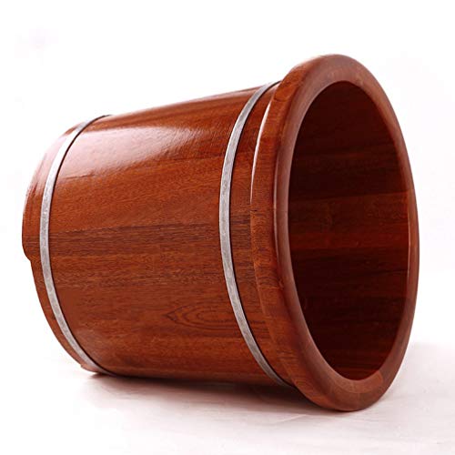 Cubo de madera para sauna y masaje de pies miniatura 4
