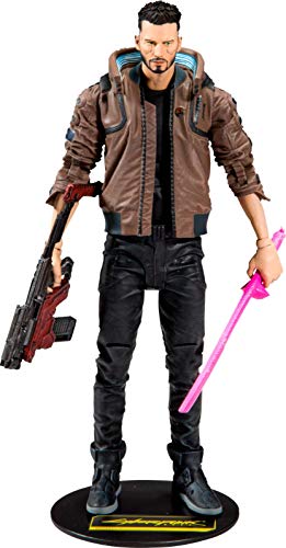 サイバーパンク 2077 マクファーレントイズ 7インチ アクションフィギュア V / CYBERPUNK 2077 McFARLANE TOYS 7inch Action Figure V スパイク ゲーム PS4 Xbox one [並行輸入品]
