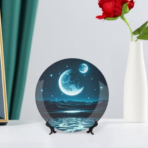 Plato Decorativo de Porcelana Bone China 6 pulgadas miniatura 6