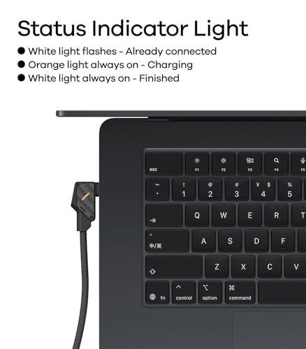 Image of Aulumu M07 240W USB-C to USB-C Carbon Fiber Cable | USB 3.1 Gen2 10Gbps | 4K@60Hz Video Output Fast Charging | For iPhone 17 /16 /15 Pro Max, NVMe SSD, Galaxy S25 /S24 /S23 Ultra, MacBook Pro -Black 6.6FT