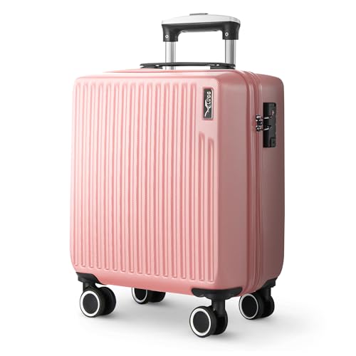 LUGG 15 Inch Vacay Cabin Case - 45x36x20 cm, Airline Approved Carry On Suitcase, ABS Lightweight Suitcase, Water Resistant Hard Suit Cases with 360° Spinner Wheels, Carry On Bag with TSA Indent Lock