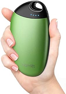 Homitt Rechargeable Hand Warmer, 6700mAh Electric Portable Pocket Hand Warmers/Power Bank, Dual-Sided H