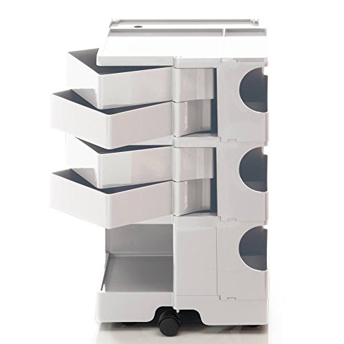 Preisvergleich Produktbild BOBY M Rollcontainer B34B, H 74 cm, weiß