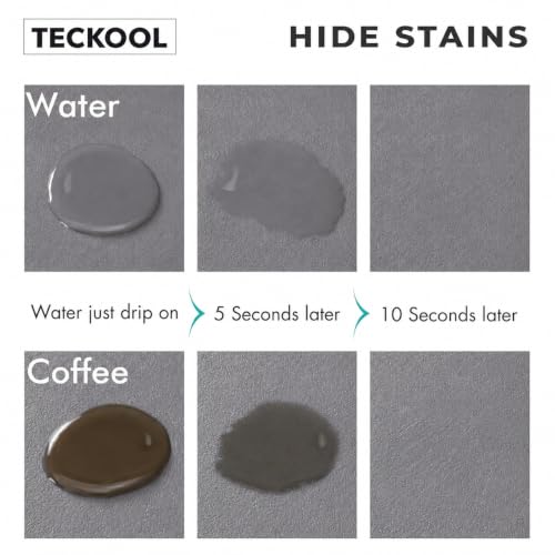Image of TEKCOOL Dish Drying Kitchen Mat | Large Water Absorbent Utensil Drying Rack Mat | Anti-Slip Kitchen Accessories for Home | Organiser Mat for Sink, Dining Table & Vessel Draining (40x 60 cm);