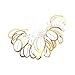 Aketek 500pcs Ring Earring Bracelet Price Label Tags With Hanging String Jewelry Sale Display